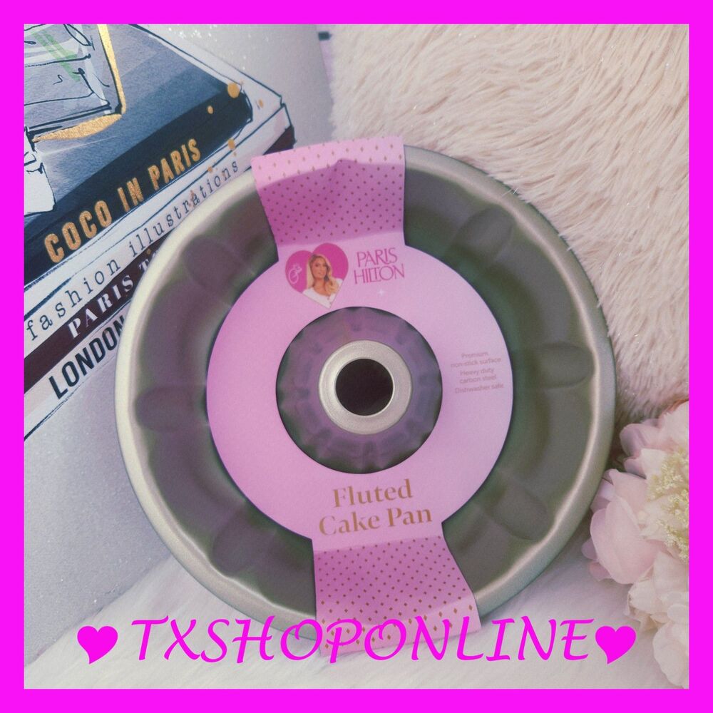 💗🎂Paris Hilton Fluted Cake Pan Nonstick Pink🎂💗 - Picture 2 of 5